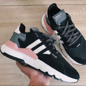 Adidas Nite Jogger shoes Pink and Black